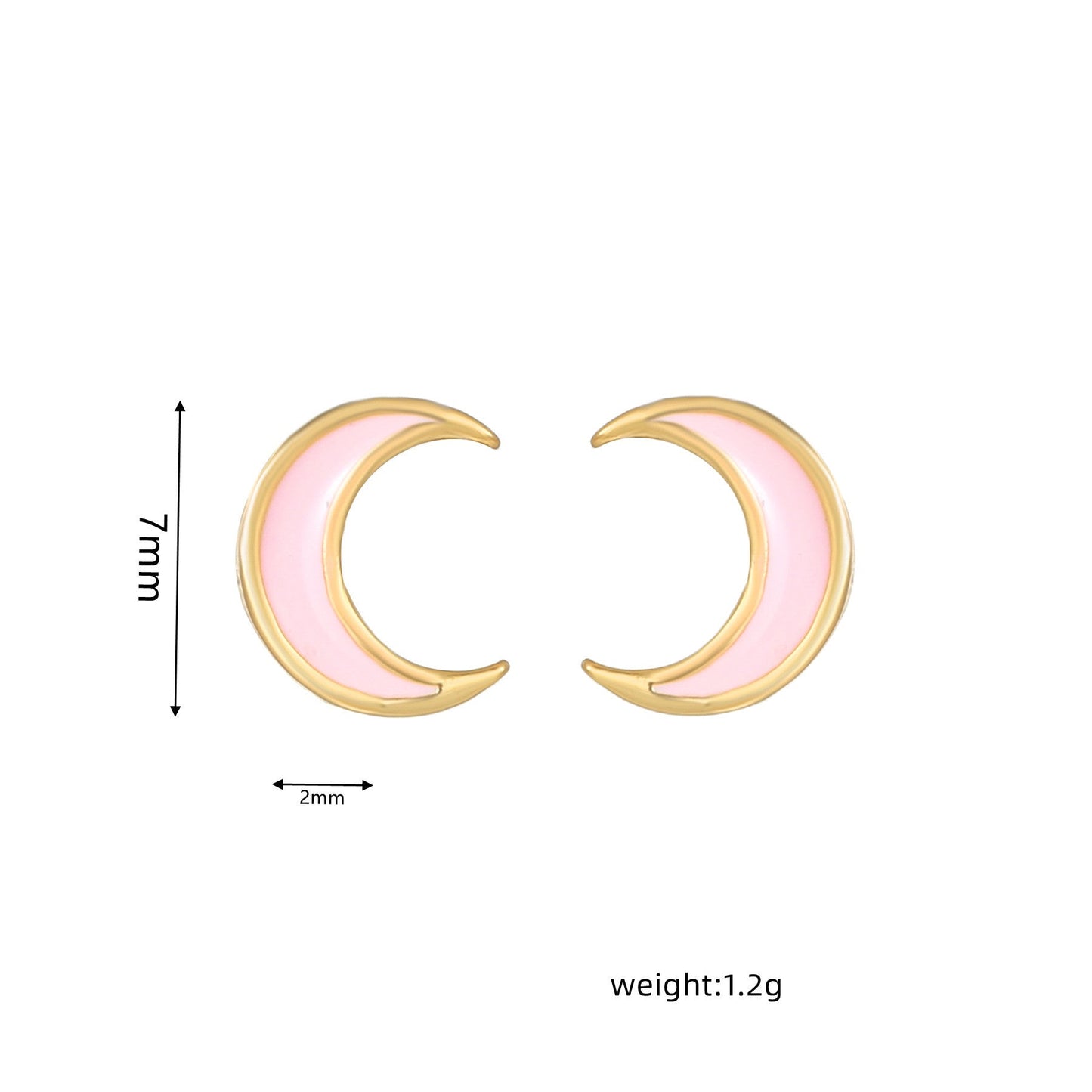 16 Pairs Pink Heart Stud Hoop Huggies Drop Earrings Set, 18K Gold Plated Stacking CZ & Pearl Designs, Planet Snowflake Moon Star