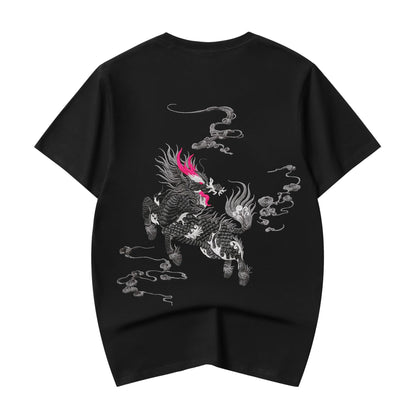 KH870 Kirin Embroidered Tee