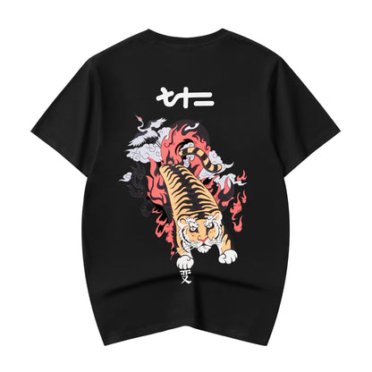 YeT029 Pouncing Fiery Tiger Tee