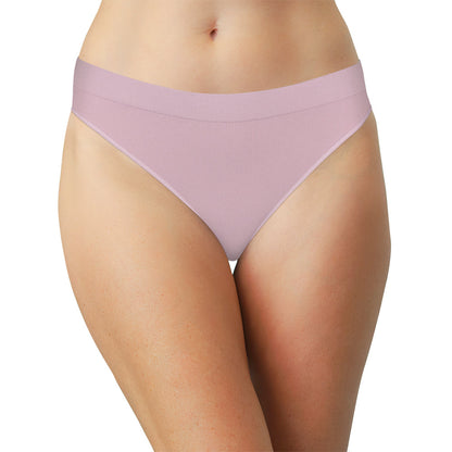Seamless Ribbed Tag Free Thong