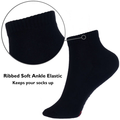 3-12 Pairs Mens Plain Solid Cotton Sports Ankle Athletic Socks Low Cut Size 9-13