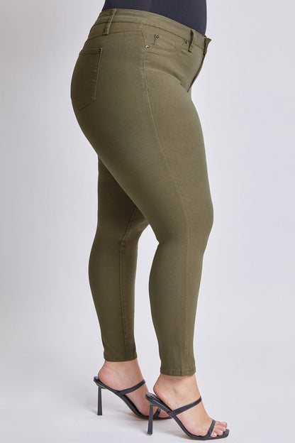 Women's Plus Mid Rise Hyperstretch Skinny Pants