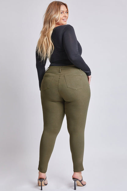 Women's Plus Mid Rise Hyperstretch Skinny Pants