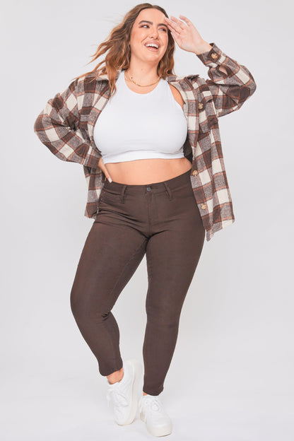 Women's Plus Mid Rise Hyperstretch Skinny Pants