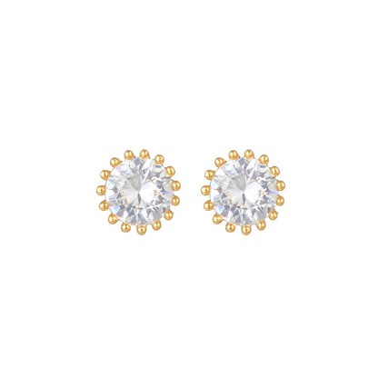 16 Pairs Pink Heart Stud Hoop Huggies Drop Earrings Set, 18K Gold Plated Stacking CZ & Pearl Designs, Planet Snowflake Moon Star
