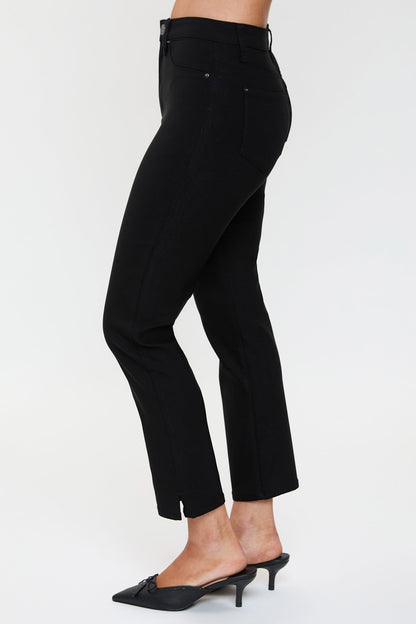 Women's High Rise Hyperstretch Cropped Straight Pants