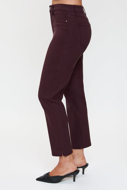 Women's High Rise Hyperstretch Cropped Straight Pants
