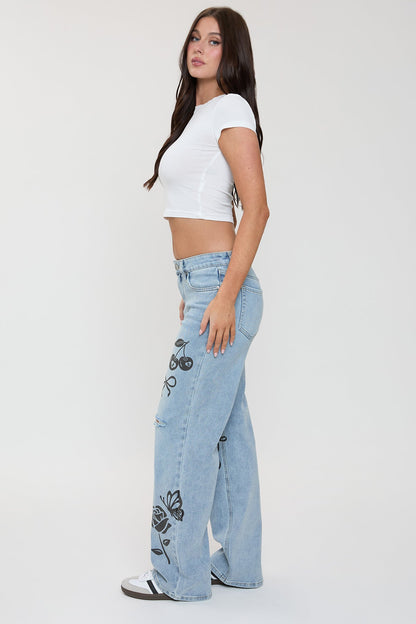 Women's Britney Wide Leg Jeans