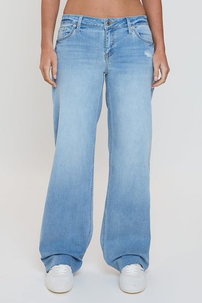 Women's Britney Low Rise Wide Leg Jeans