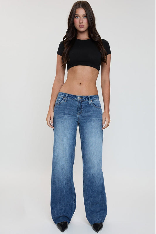 Women's Britney Low Rise Wide Leg Jeans