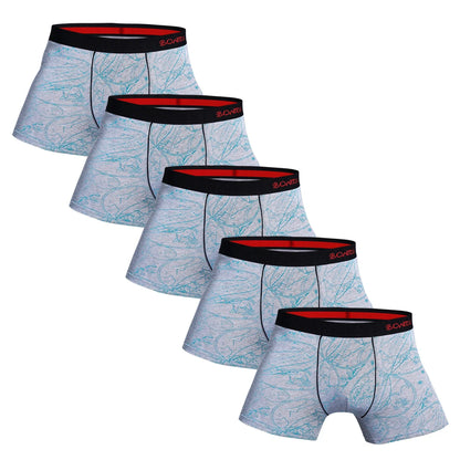 5pcs Pack Cotton Men Underwear Boxers