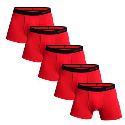 5pcs Pack Cotton Men Underwear Boxers
