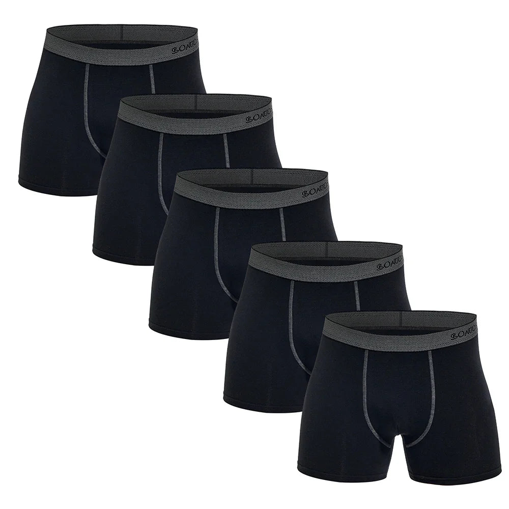 5pcs Pack Cotton Men Underwear Boxers