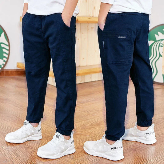 Boys Cotton Cargo Pants