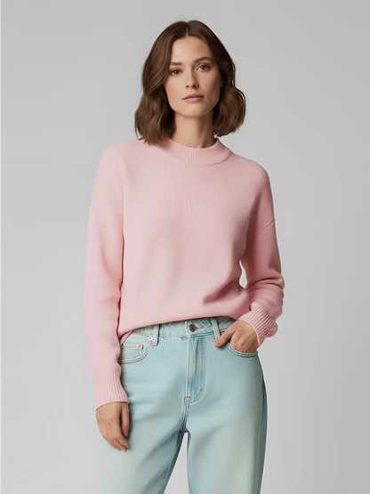Deidra Crew Neck Pullover Sweater