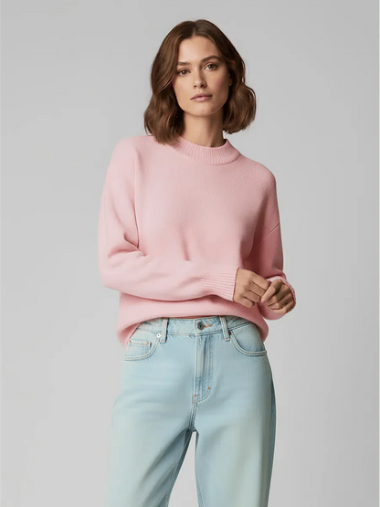 Deidra Crew Neck Pullover Sweater