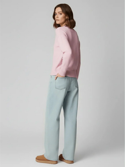 Deidra Crew Neck Pullover Sweater