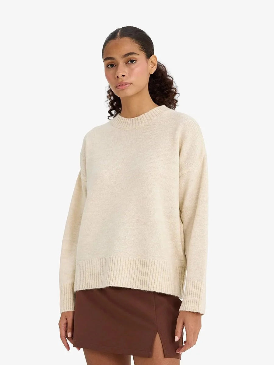 Deidra Crew Neck Pullover Sweater