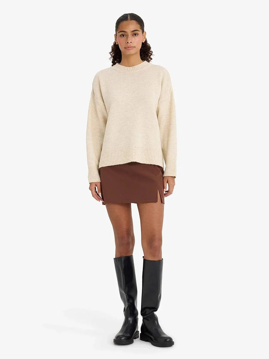 Deidra Crew Neck Pullover Sweater