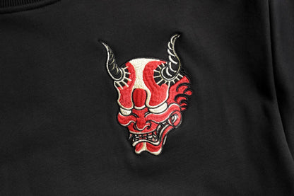SW9060 Red Demon Embroidered Sweater