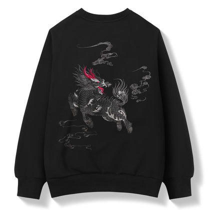 SW9102 Embroidered Kirin Sweater