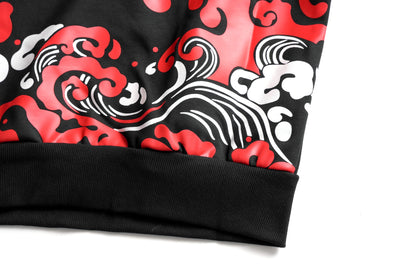 SW9060 Red Demon Embroidered Sweater