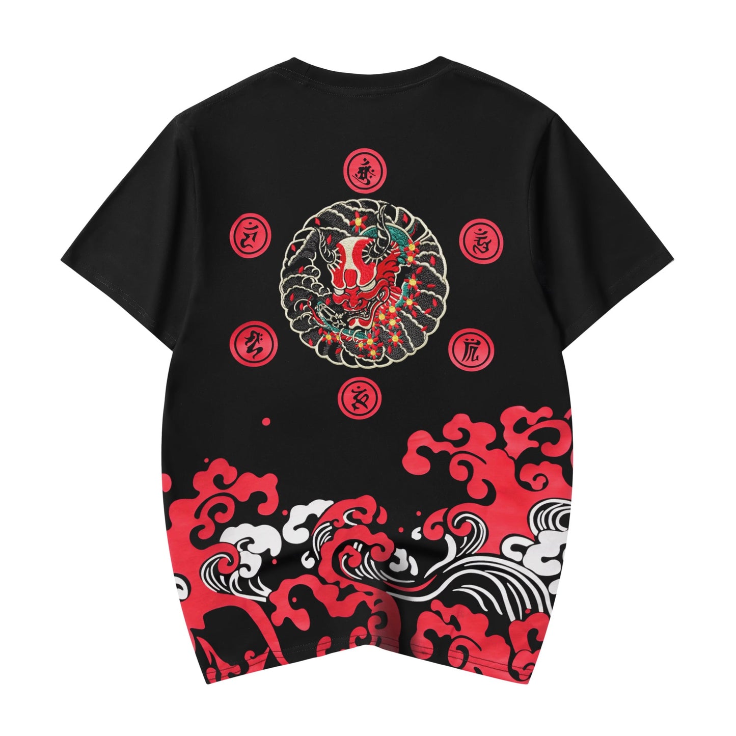 KH772 Red Demon Embroidered Tee