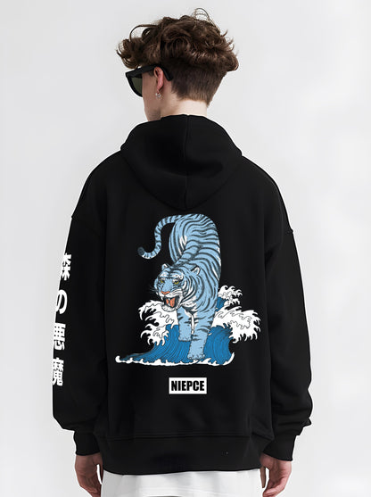 Blue Tiger Ocean Hoodie