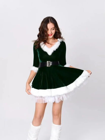 Shanta Christmas Dress: Festive Holiday Style