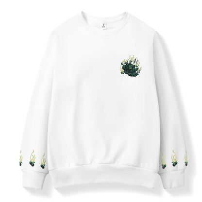 SW9007 Emerald Kirin Embroidery Sweater