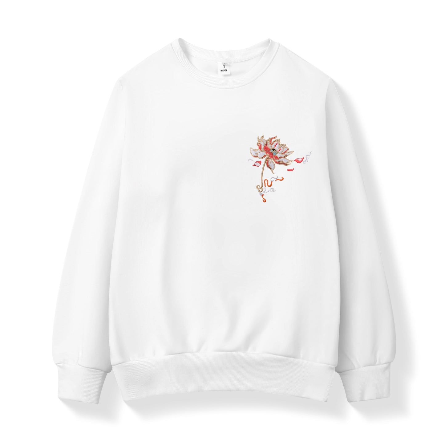 SW9010 Blue Phoenix Embroidery Sweater