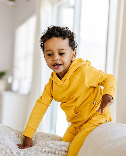 The Coziest Hoodie in Canary