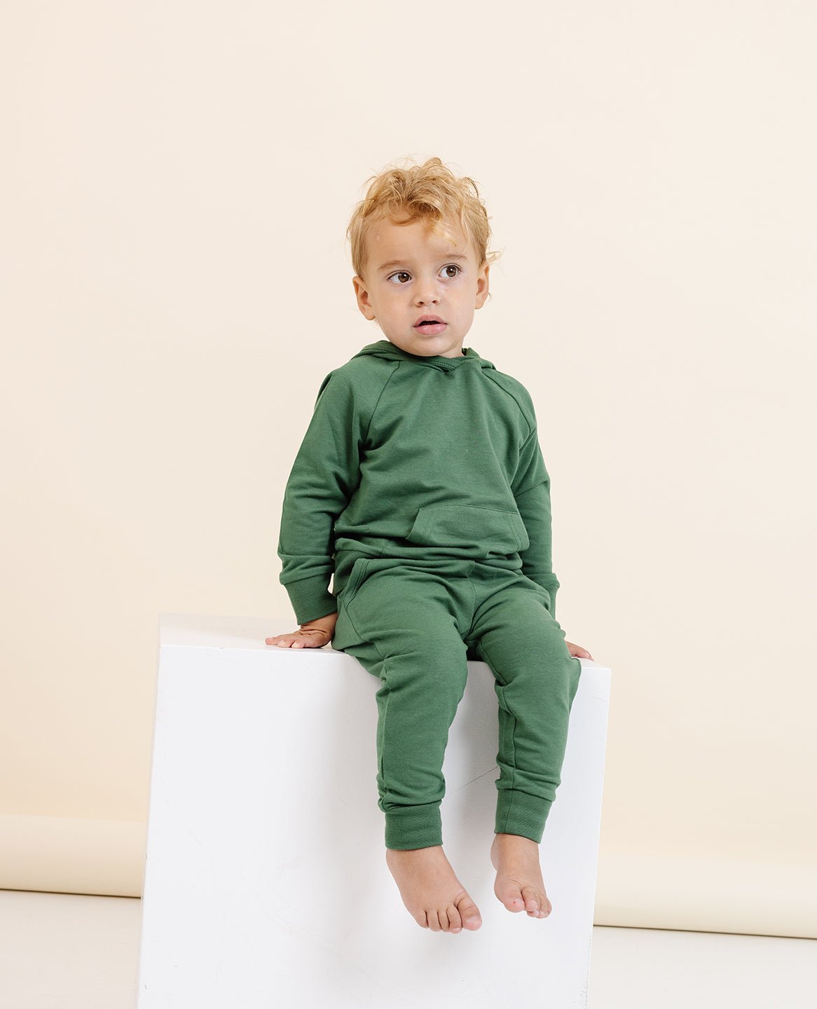 The Coziest Jogger in Moss